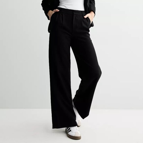 SO Brand Wide-Leg Trousers Women's Work Pants Medium - Picture 1 of 8